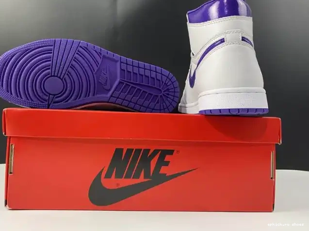 Cheap COURT HIGH PURPLE RETRO JORDAN 1 AIR CD0461-151 0602
